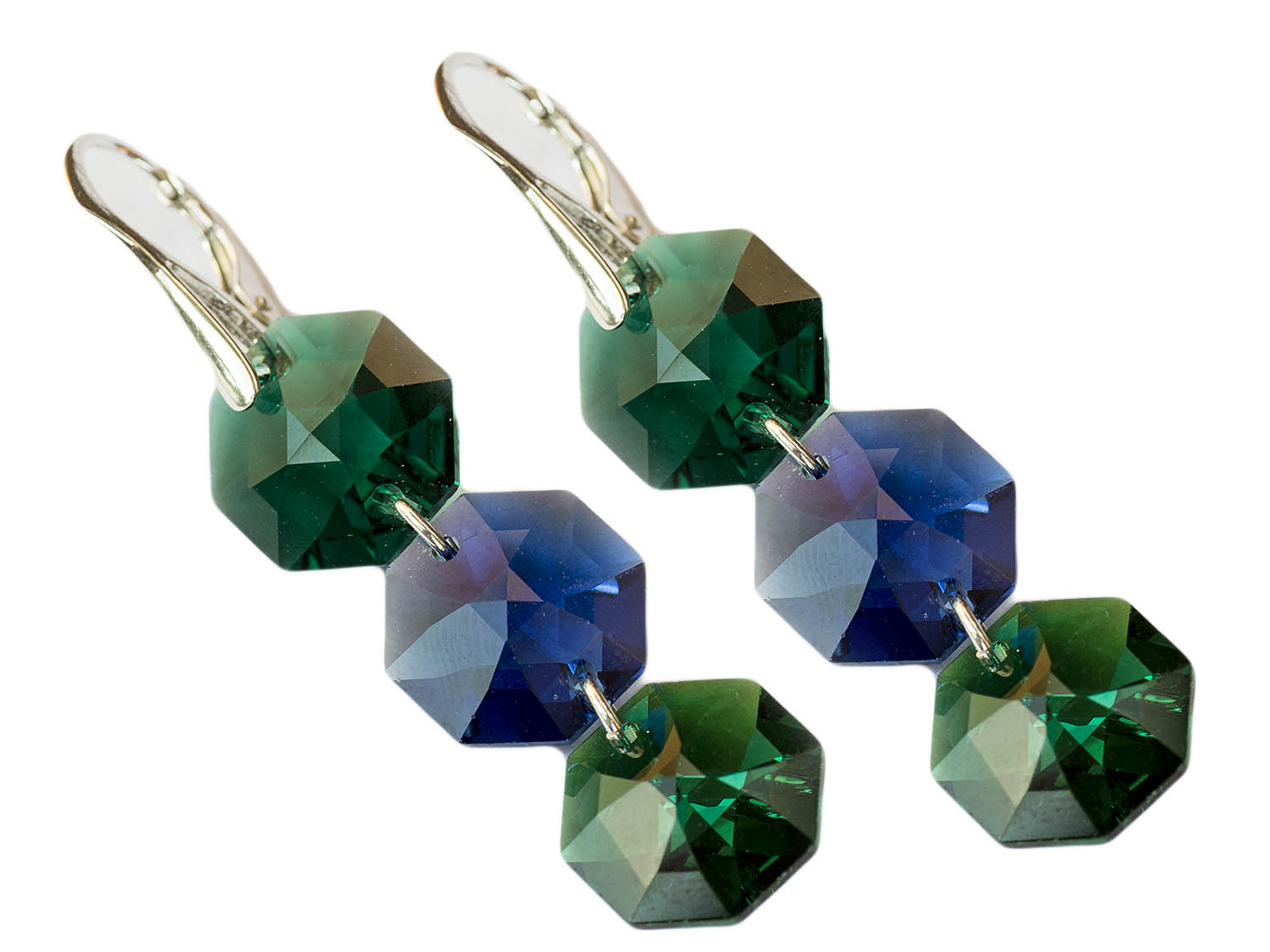 

Swarovski Octagon Długie Kolczyki Kolory