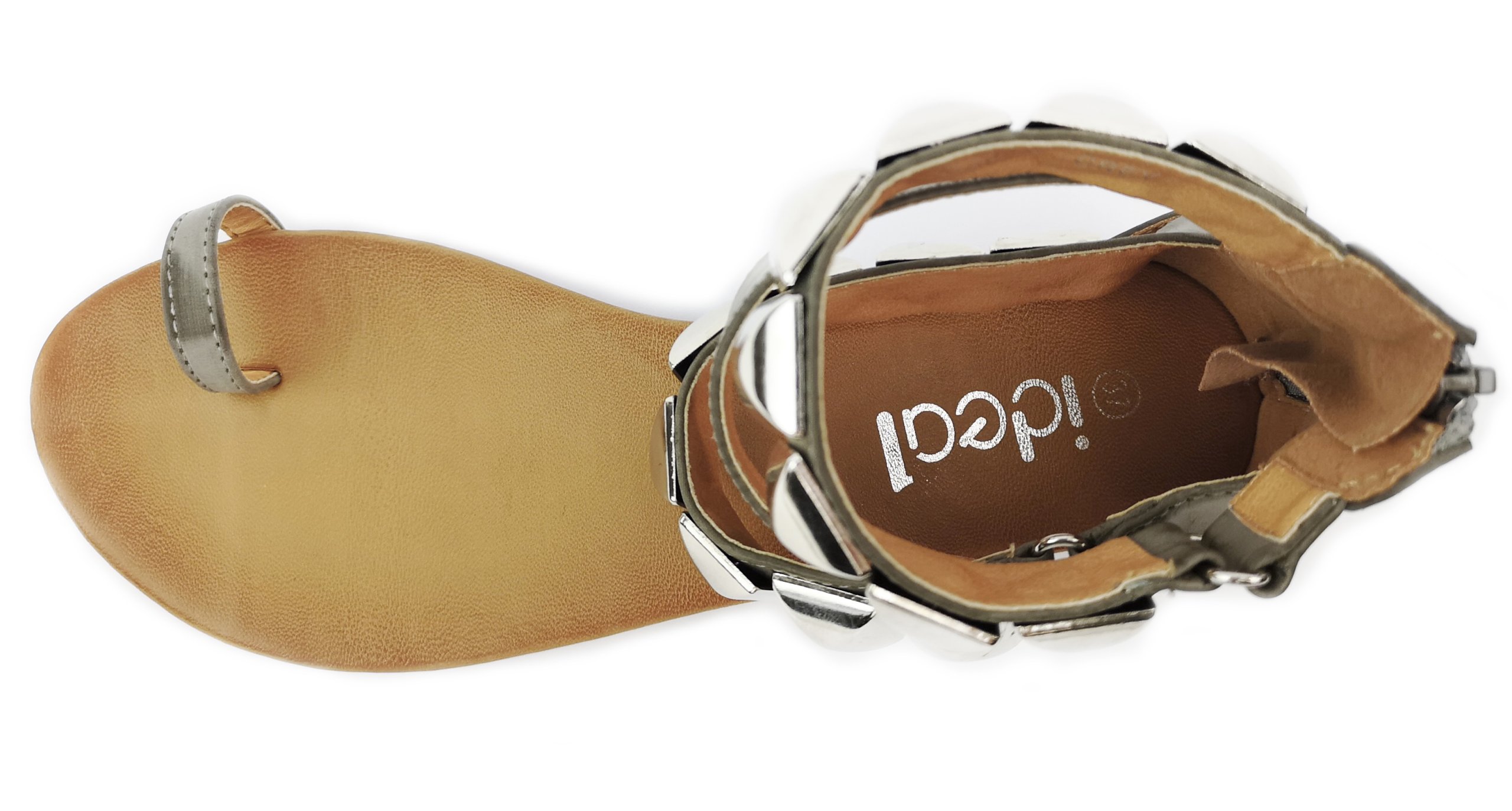 #9649GR SANDAŁY na palec DŻET ROCK STUD NIT HIT 39 Fason klasyczne