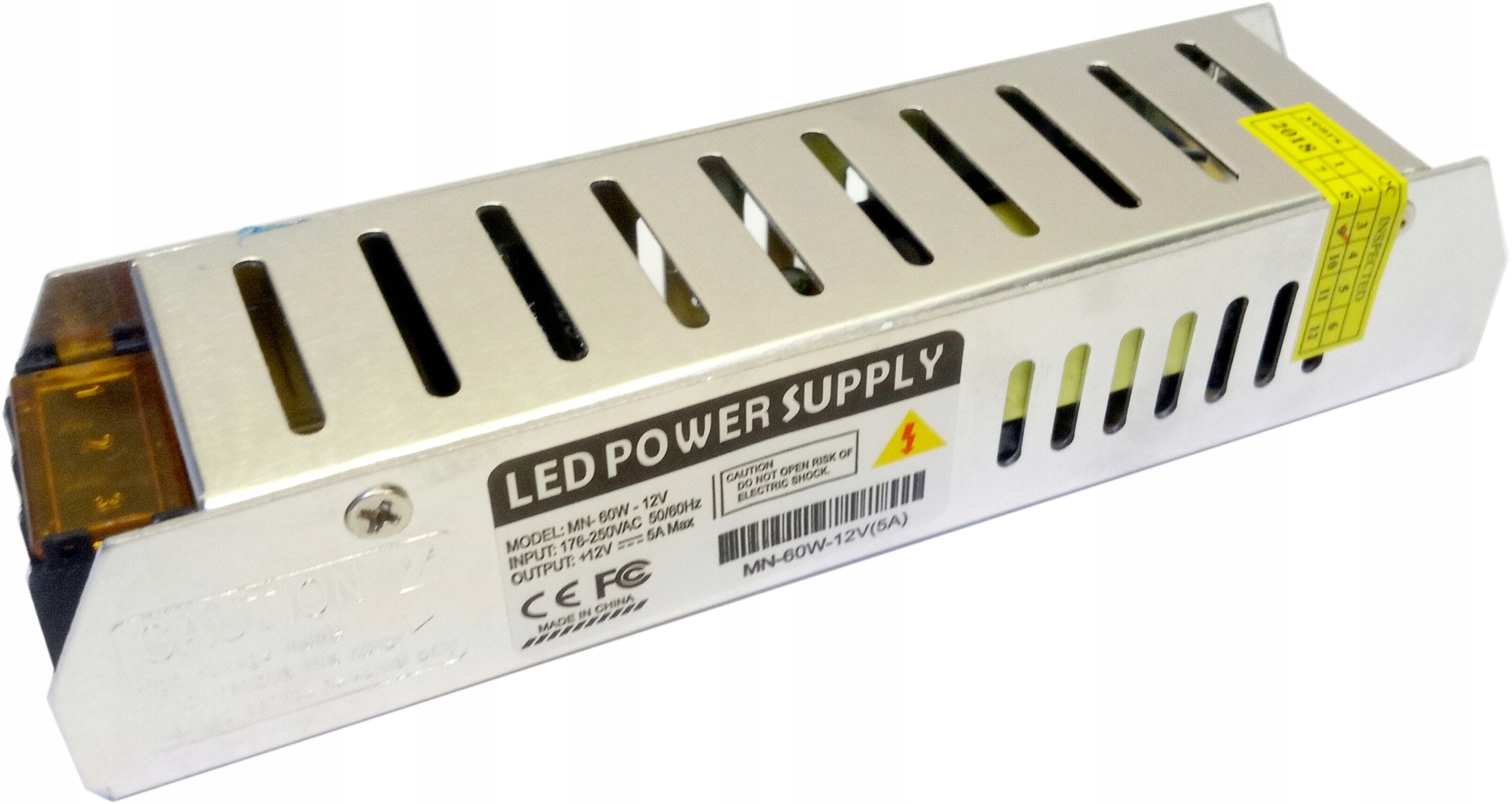 

Zasilacz Slim Impulsowy 12V 60W 5A IP20 Taśma Led