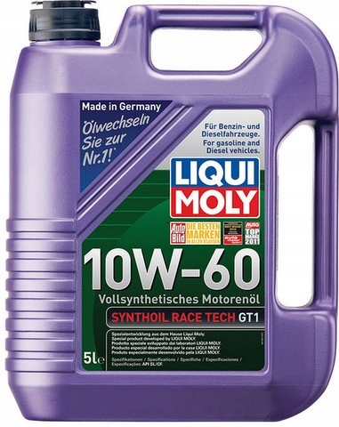 LIQUI MOLY SYNTHOIL RACE TECH GT1 10W60 5L. 8909