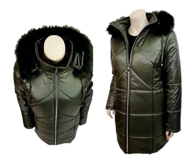 PŁASZCZYK ZIMOWY OCIEPLANY KURTKA ZIMOWA 5XL 60 62 Rozmiar 62