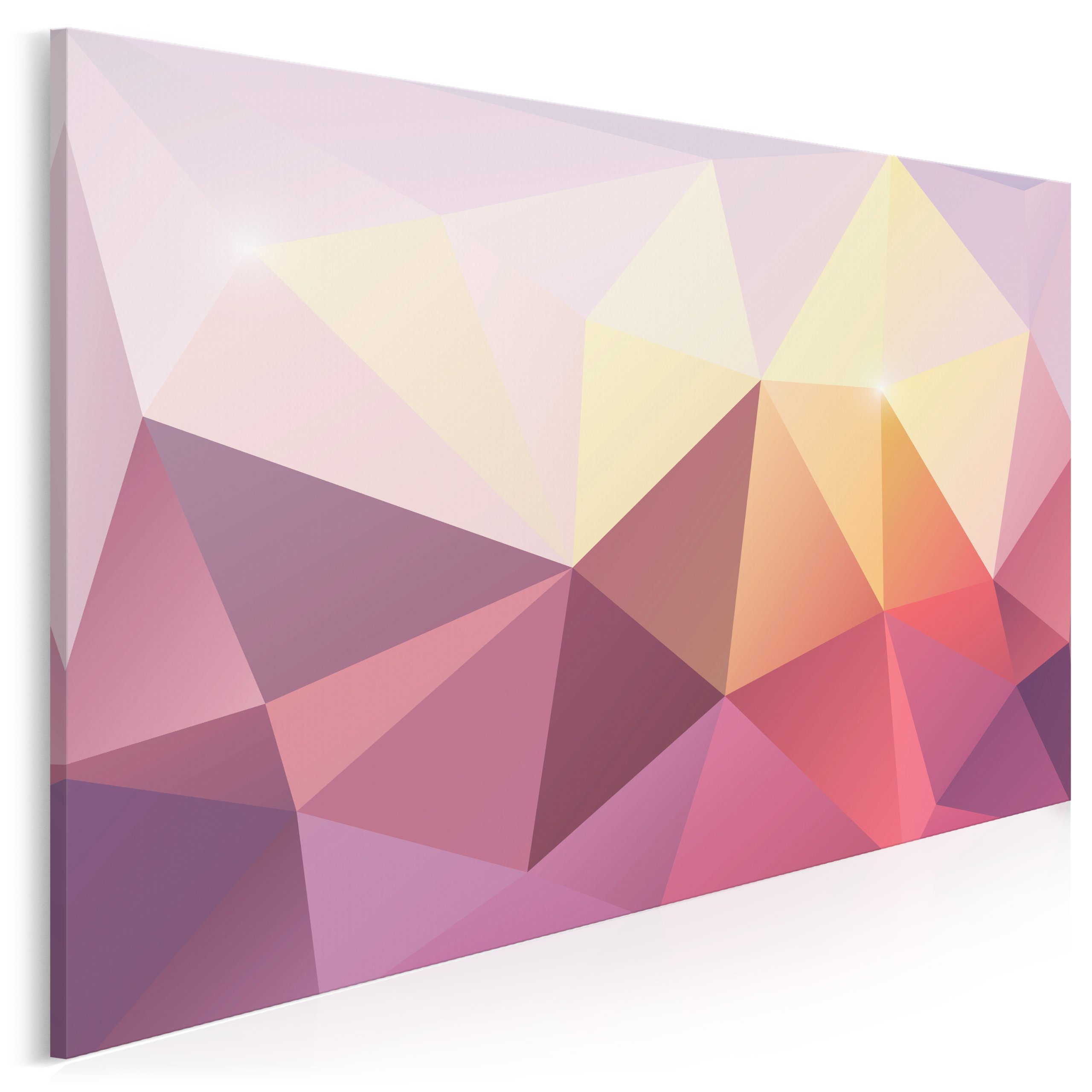 

62504 Obraz na płótnie Kryształ Róż Fiolet Ozdoba