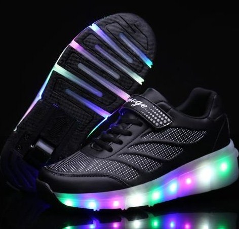 BUTOROLKI BUTY LED Z KÓŁKAMI WROTKI ROLKI Płeć produkt uniseks