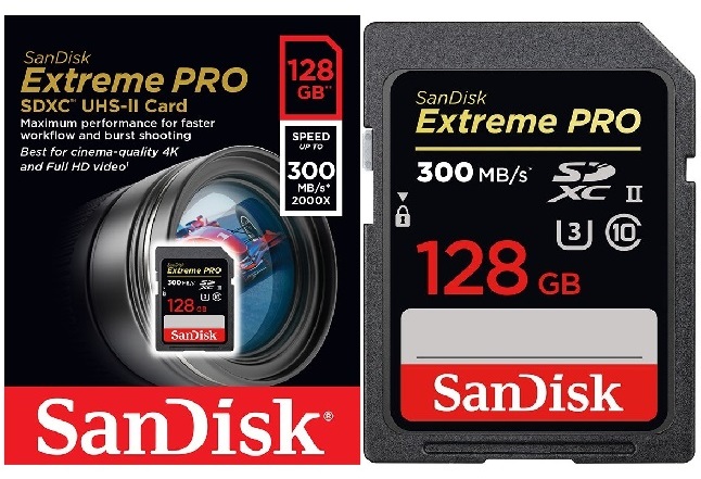 Карта памяти sandisk extreme pro 128 гб