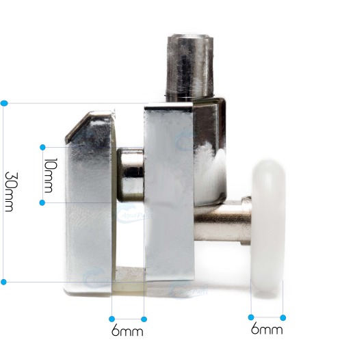 ROLKA DOLNA do kabin DURASAN PARMA 24mm ROL-06 Marka Aquaparts