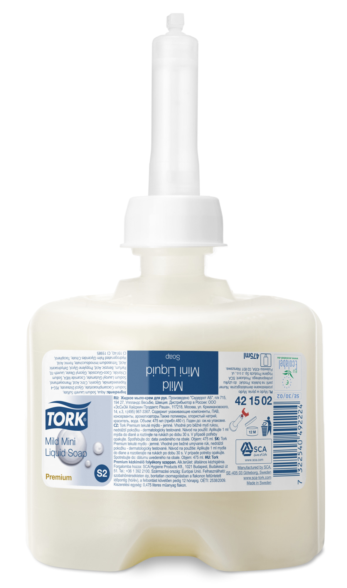 

Tork 421502 Delikatne i łagodne mydło w płynie S2