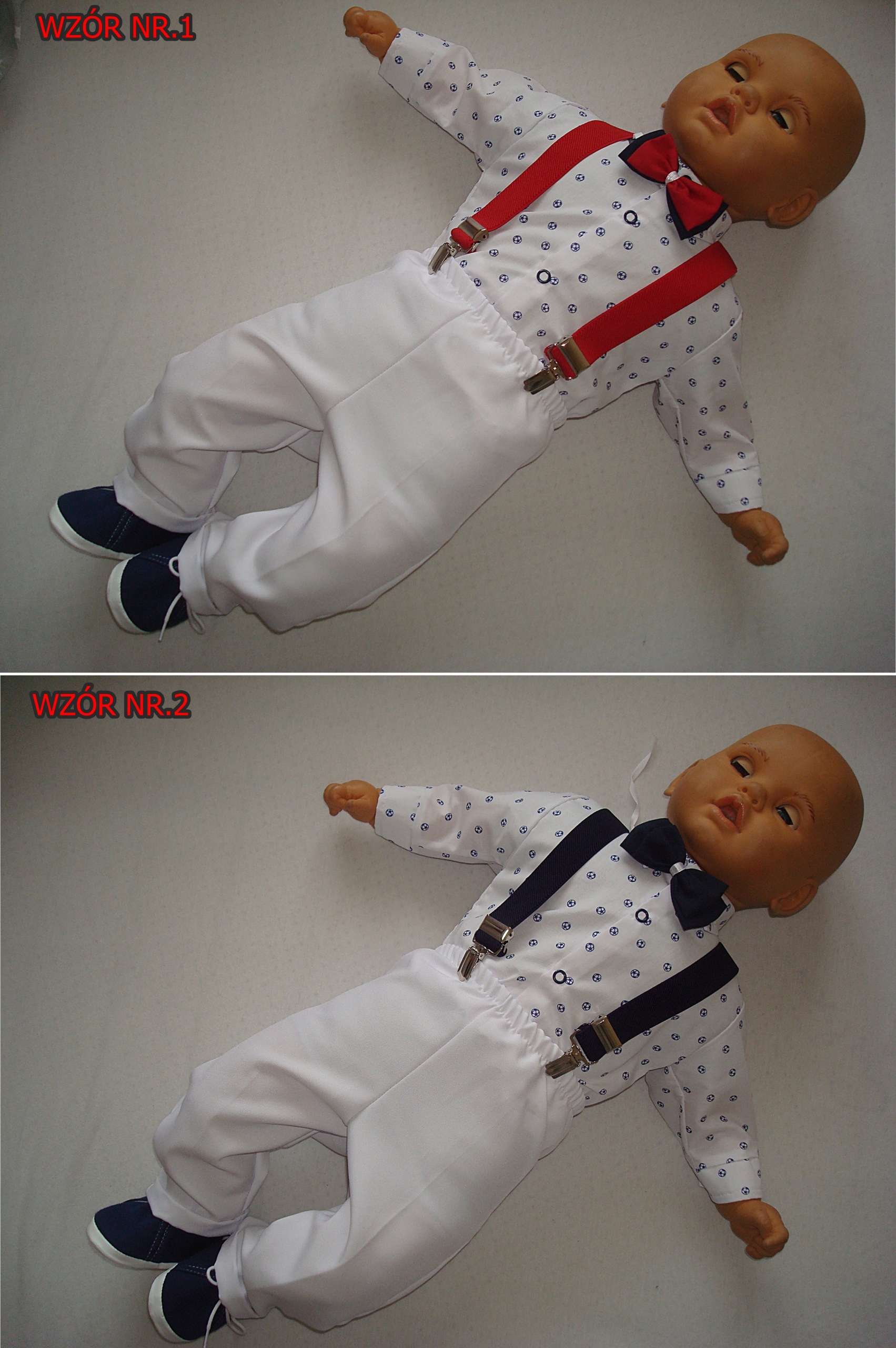 POLSKI KOMPLET DO CHRZTU CHRZEST r.80 DUŻO MODELI8 Marka bez marki