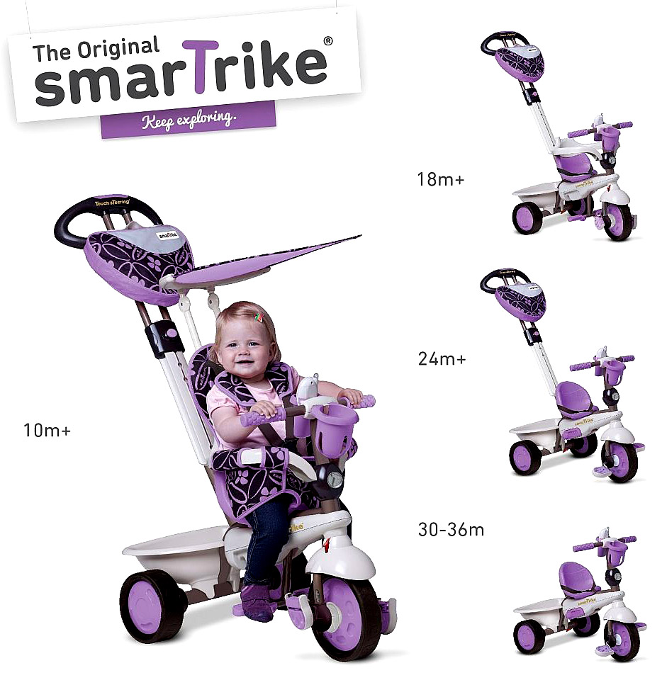 Rower trójkołowy Smart Trike fioletowy