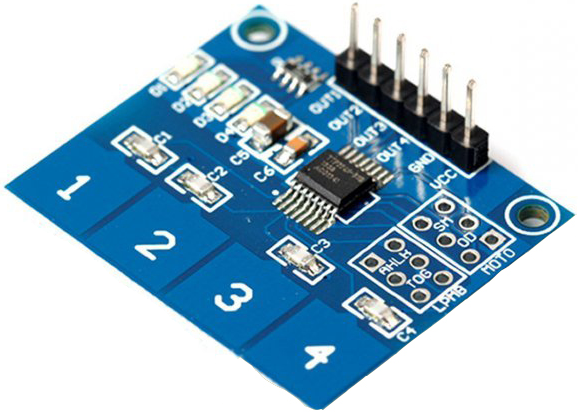 

Moduł klawiatury dotykowej 4 przyciski____ LCT-037