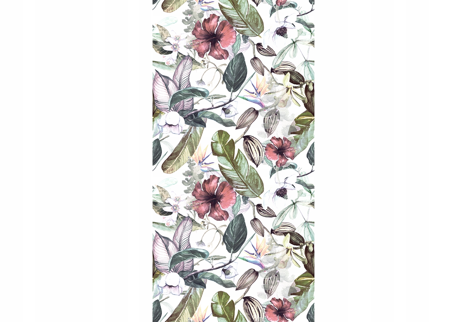 TAPETA ROLKA KWIATY LIŚCIE 0,5x10m b-C-0242-j-a Szerokość produktu 50 cm