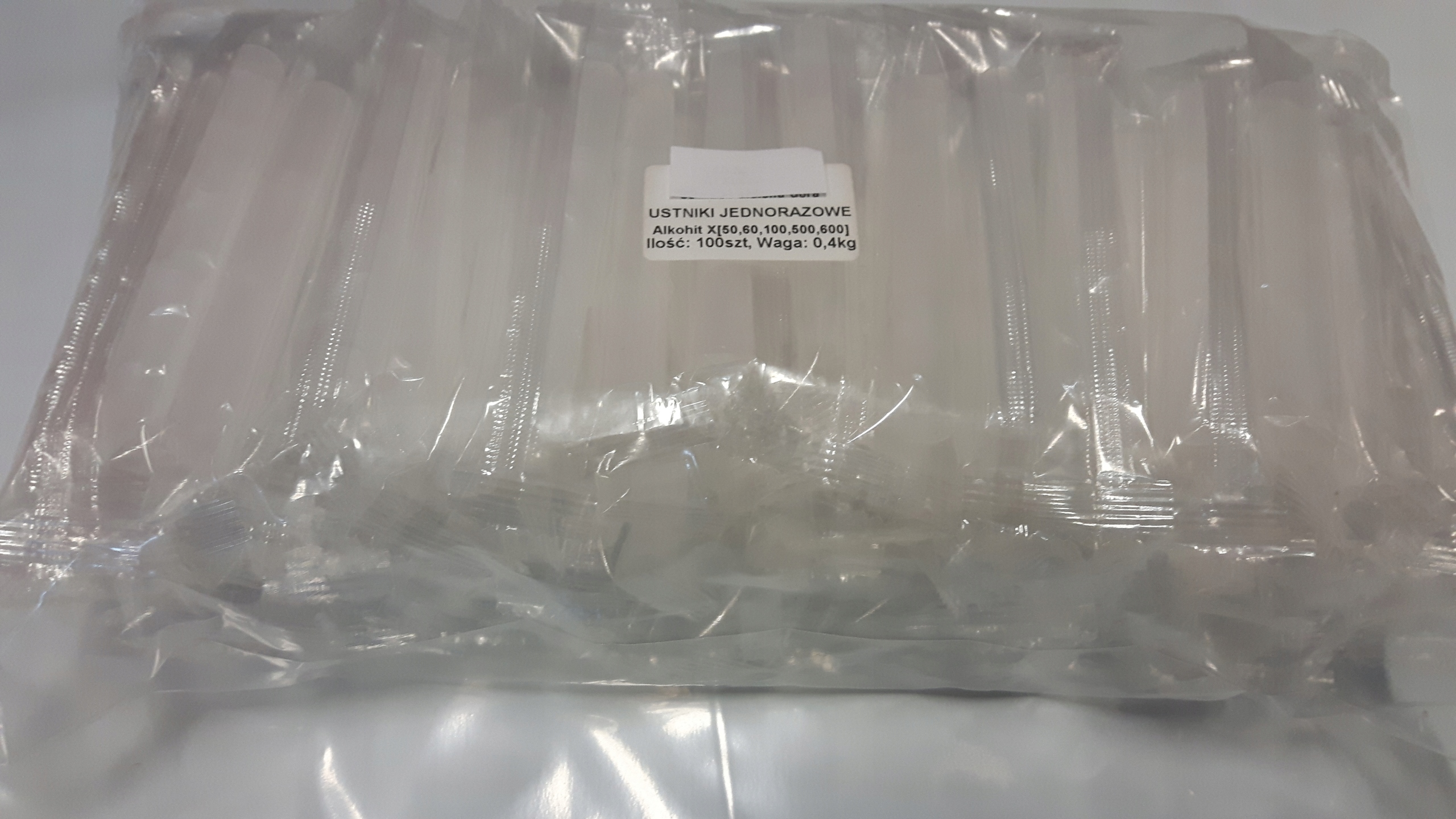 100 szt USTNIKI do alkomatu ALKOHIT X50 X60 X100 Model Ustnik 100 szt