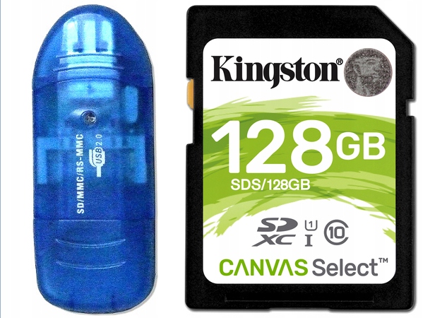 

Karta Kingston Sd 128GB Class 10 Uhs 45MB/s Usb