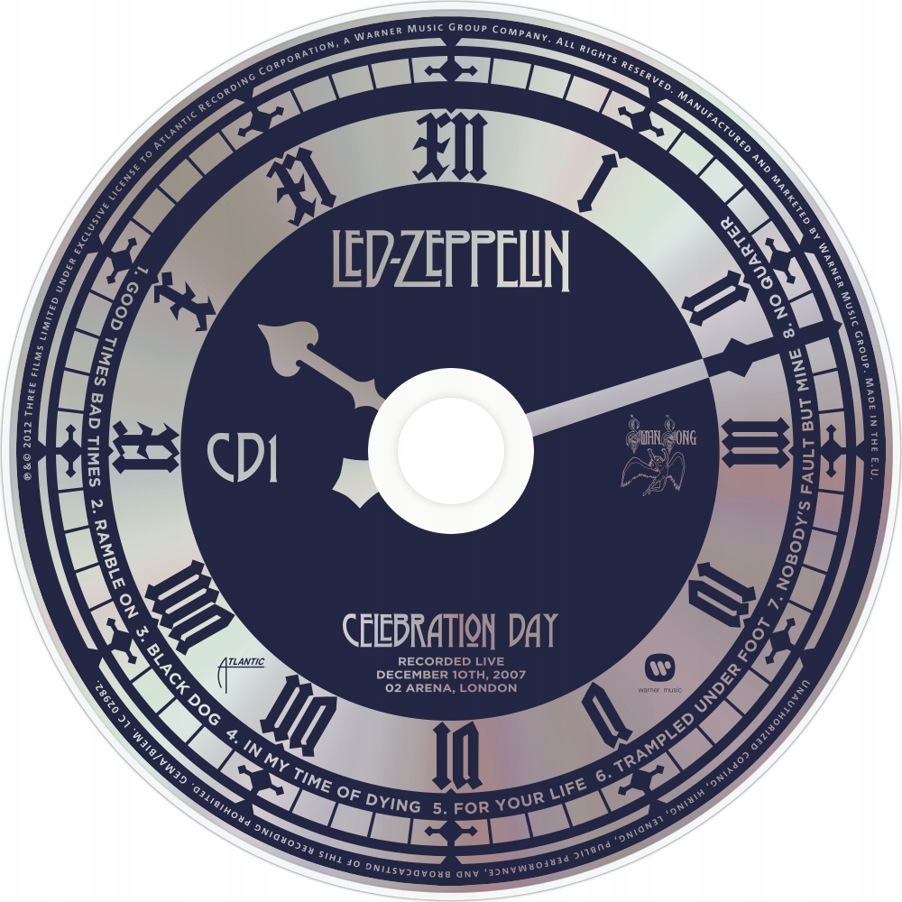 Led Zeppelin Celebration Day 2CD 1DVD 1BR DELUXE Wytwórnia inna