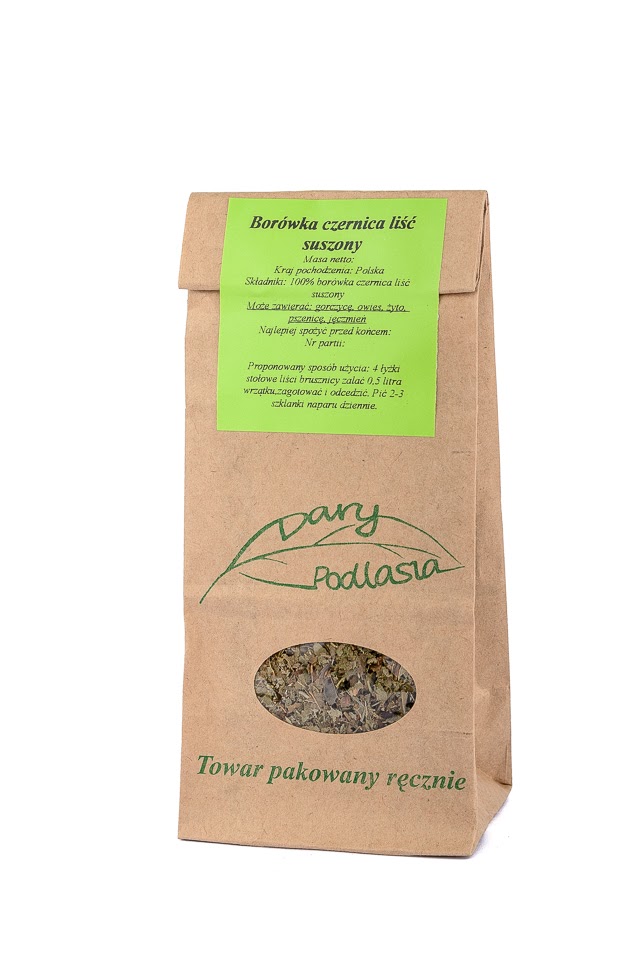 

Czarna jagoda (Czernica) liść -50g Dary Podlasia