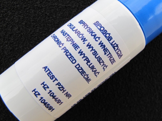 PŁYN AF SPRAY ANTI FOG ANYPARA DO OKULARÓW MASEK Model ANTIFOG