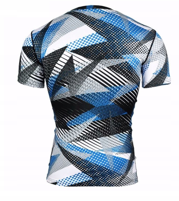 KOSZULKA TERMOAKTYWNA MORO KAMUFLAŻ SIŁOWNIE 2XL Rękaw krótki rękaw