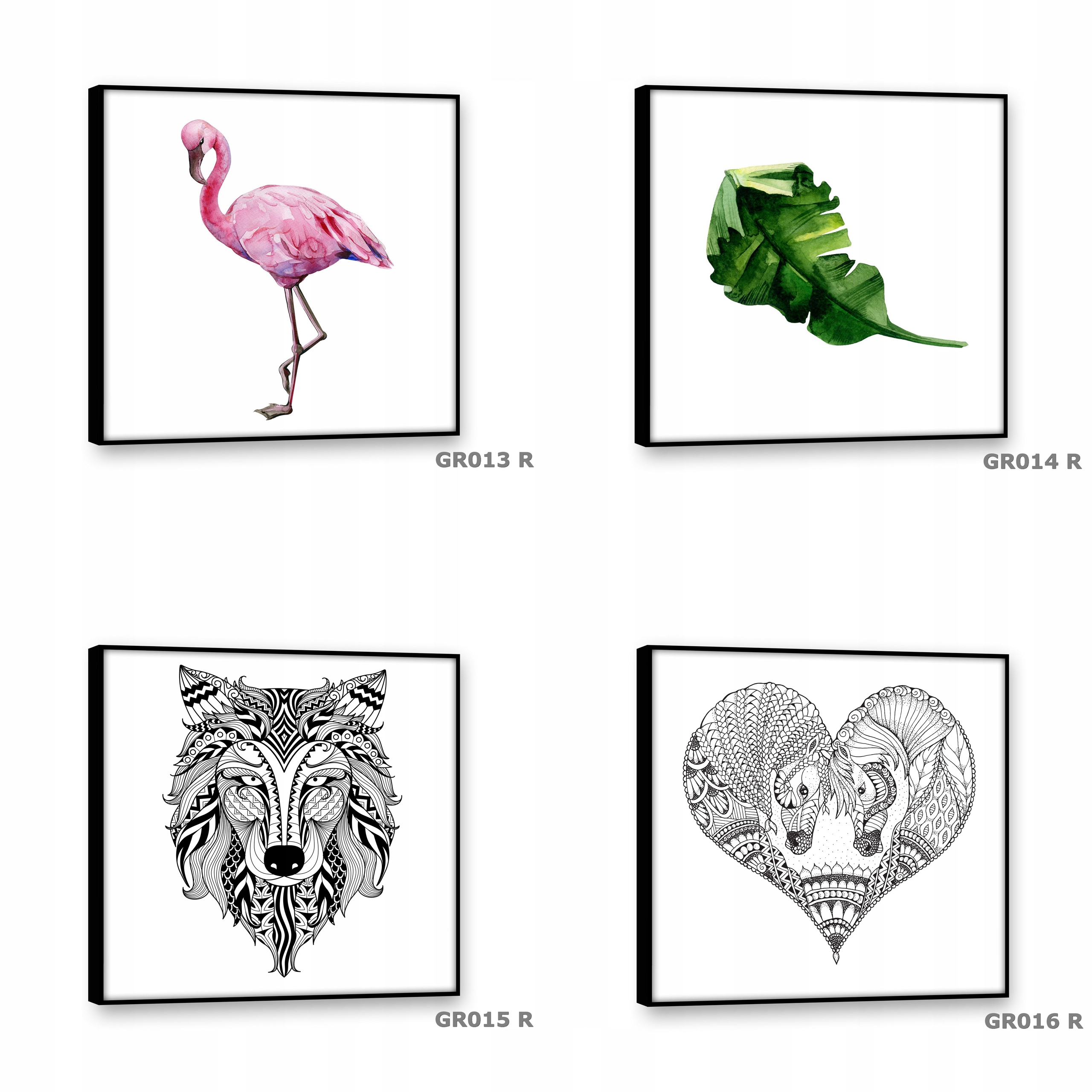 Obrazy na płótnie 40x40 Obraz Nowoczesny WILK Szerokość produktu 40 cm