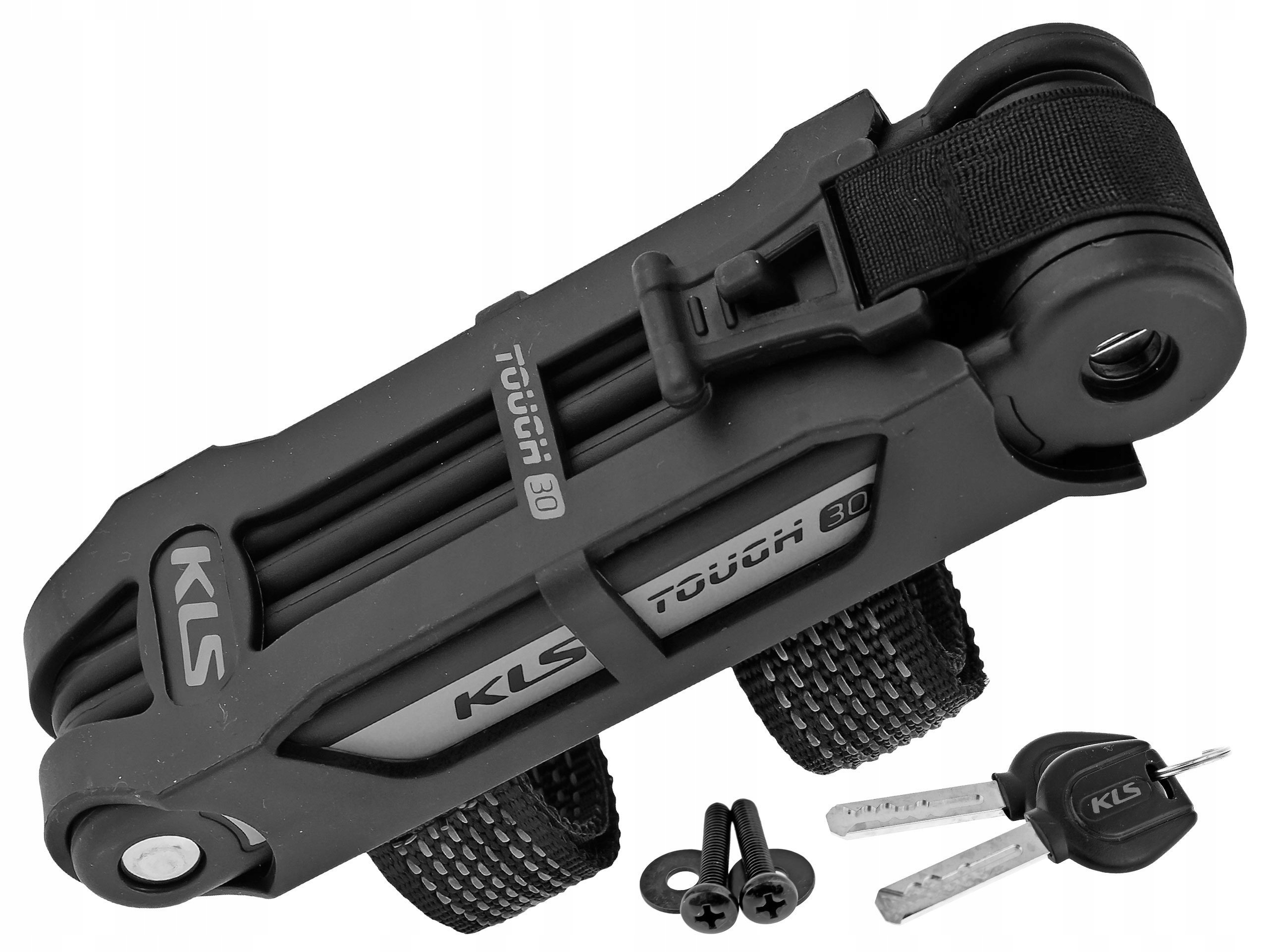 Zamek Rowerowy Kellys TOUGH30 Szary (kls Fold 30 Grey)