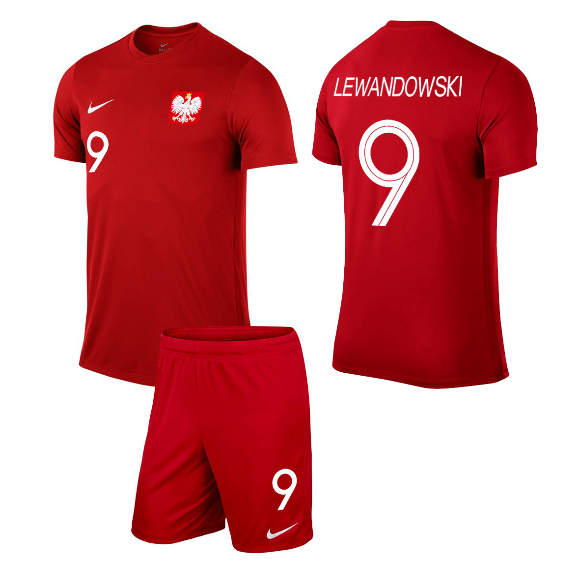 KOMPLET NIKE SLOVENSKO LEWANDOWSKI 2018 158-170 cm