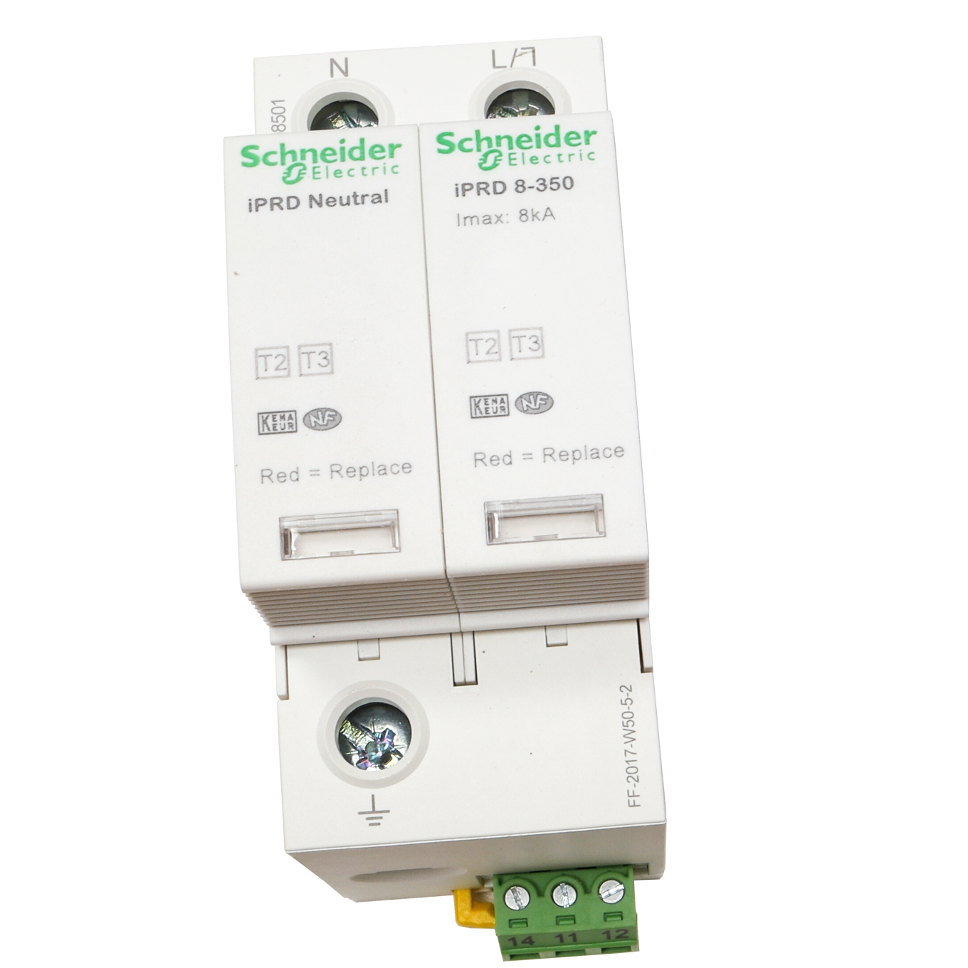 omezovač přepětí C+D 1P+N 8kA iPRD A9L08501