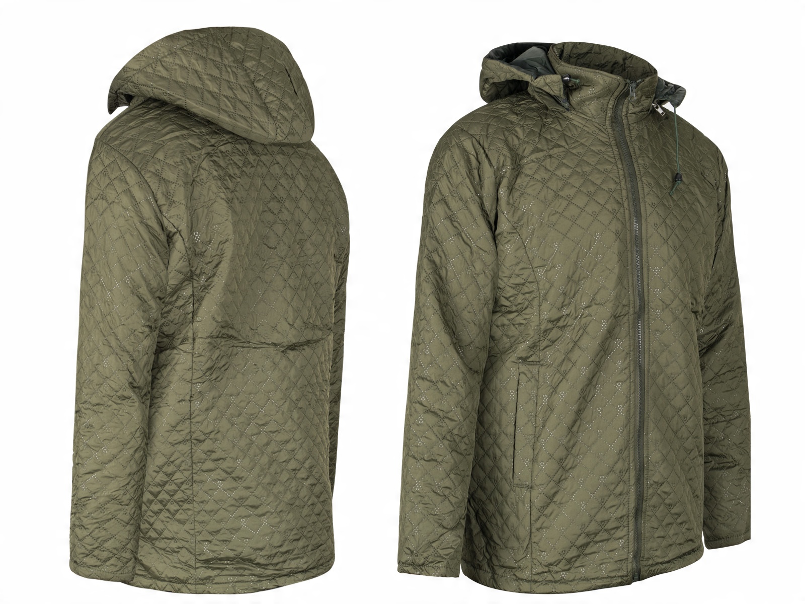 

Ocieplana Kurtka Damska z Kapturem 0505 3XL Khaki