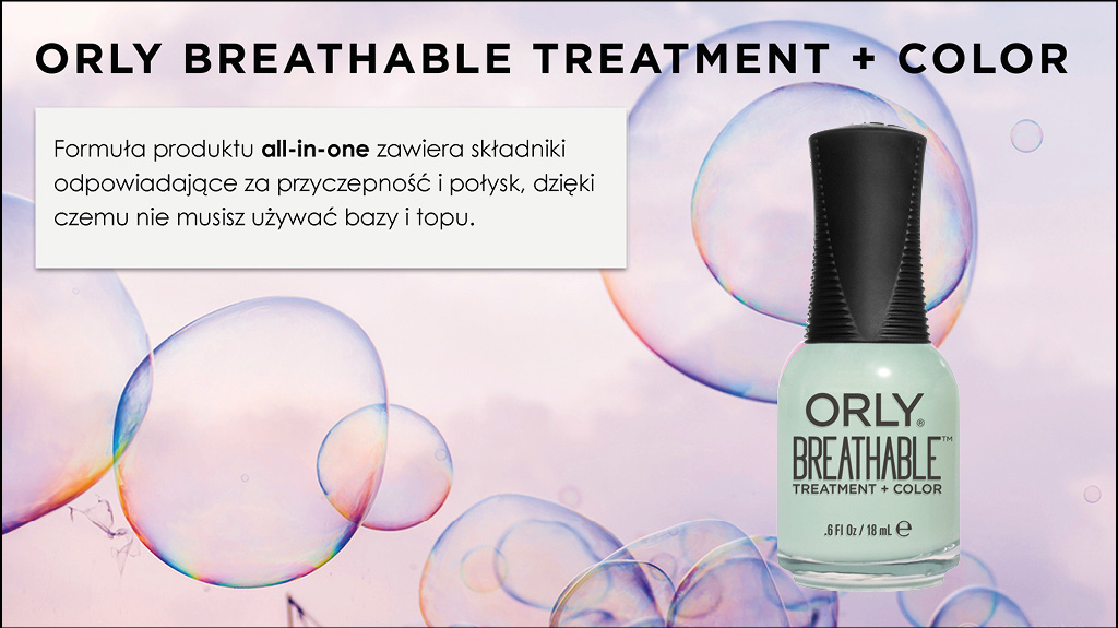 Orly breathable inner outlet glow