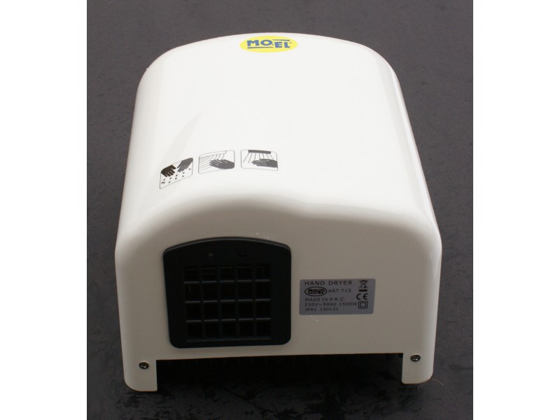 MO-EL SUSZARKA DO RĄK HOTELOWA BASENOWA ŁAZIENKOWA 1650W IPX1 Moc znamionowa 1650 W