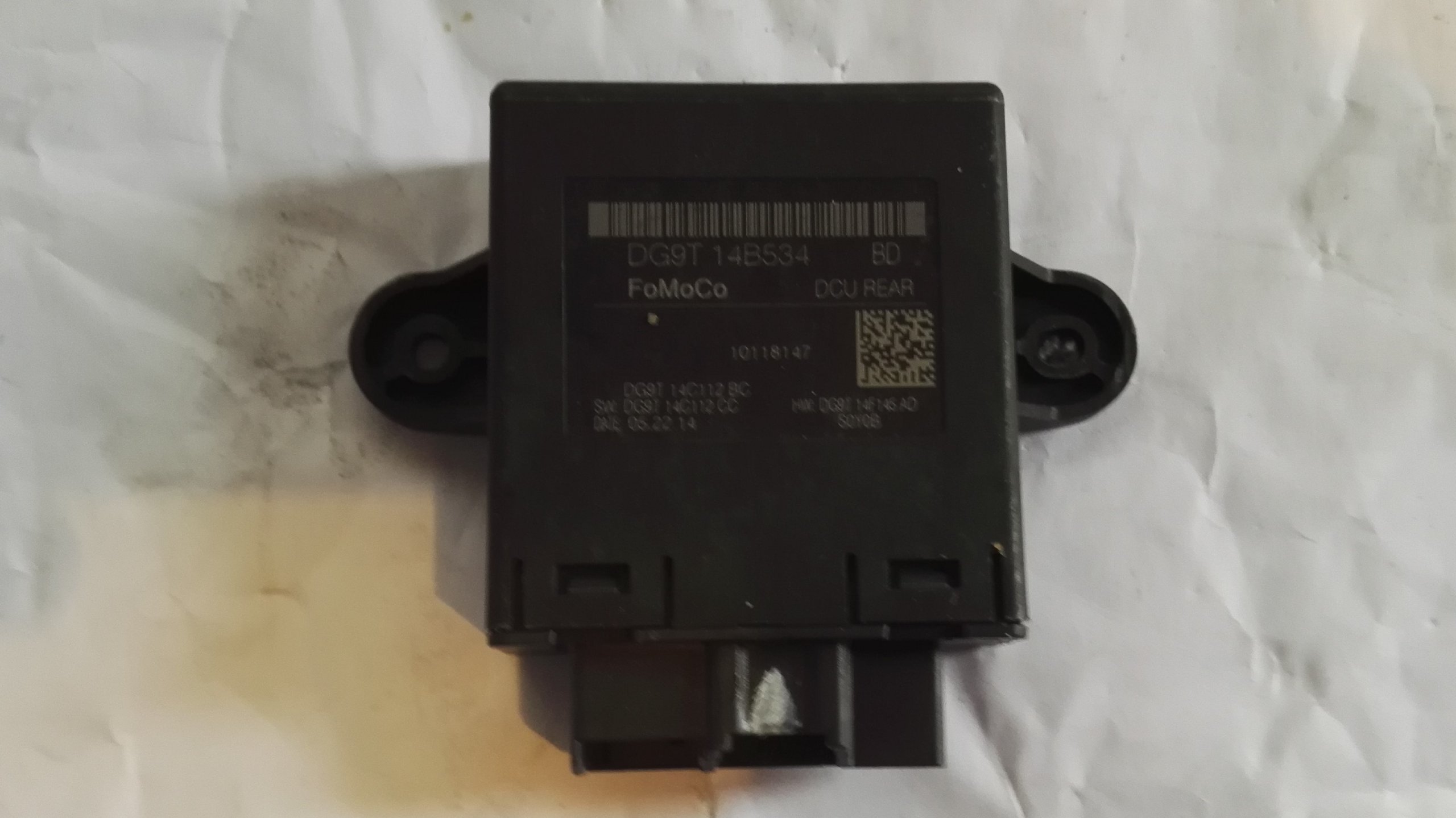 FORD MONDEO MK5 FUSION DOOR MODULE DG9T-14B534-BD