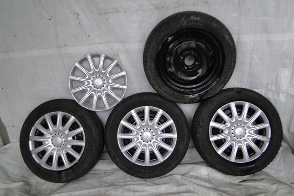ДИСКИ СТАЛЬ ШИНИ FORD B-MAX 1956015 КОВПАКИ 15