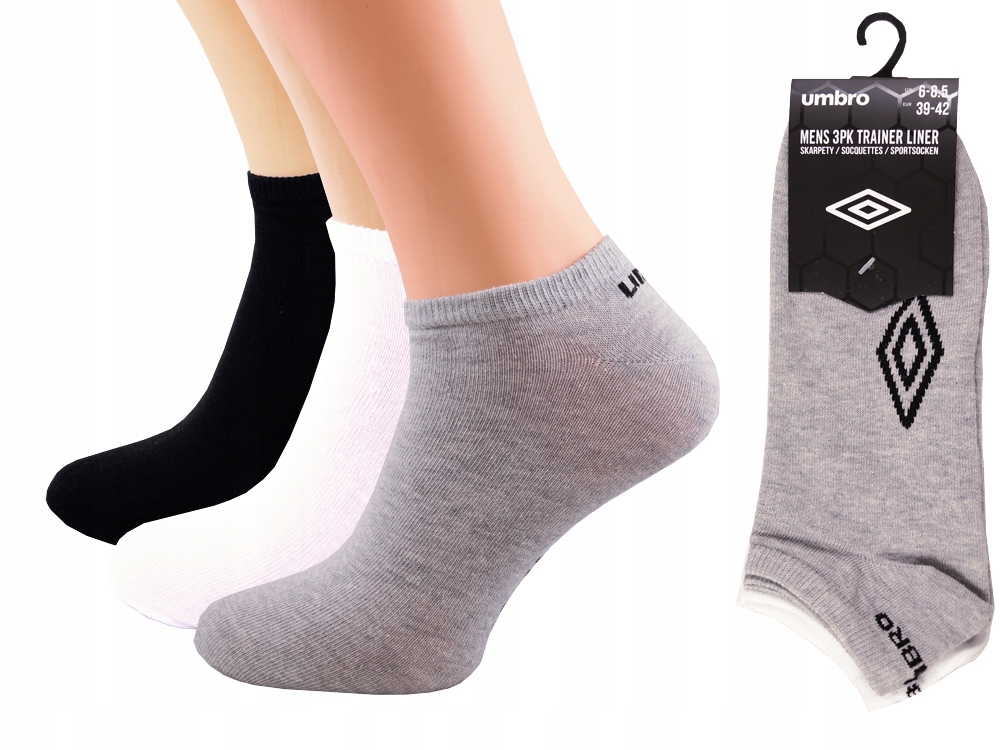 

Skarpety Umbro Stopki 3 Pary Bawełniane r 39-42