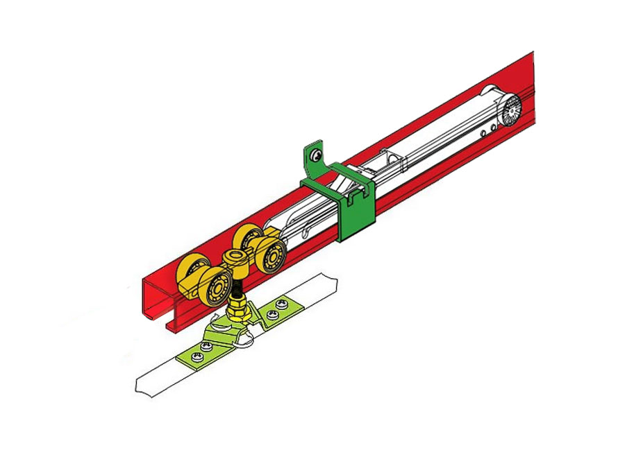 BENI 90 wzór nr 1 DRZWI PRZESUWNE naścienne Rodzaj mebla inny