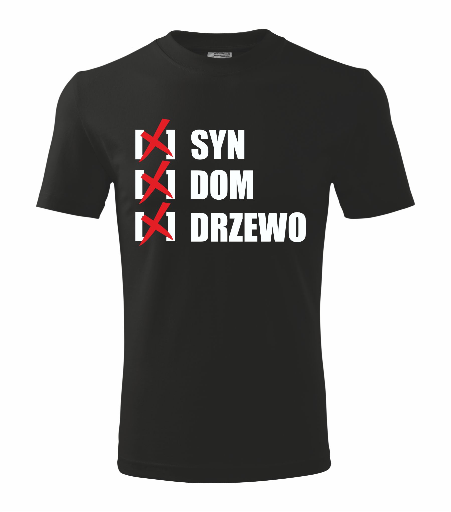 

Koszulka tata prezent dla taty syn dom drzewo M