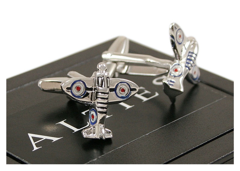 Spinki do mankietów - MYŚLIWIEC RAF Materiał inny