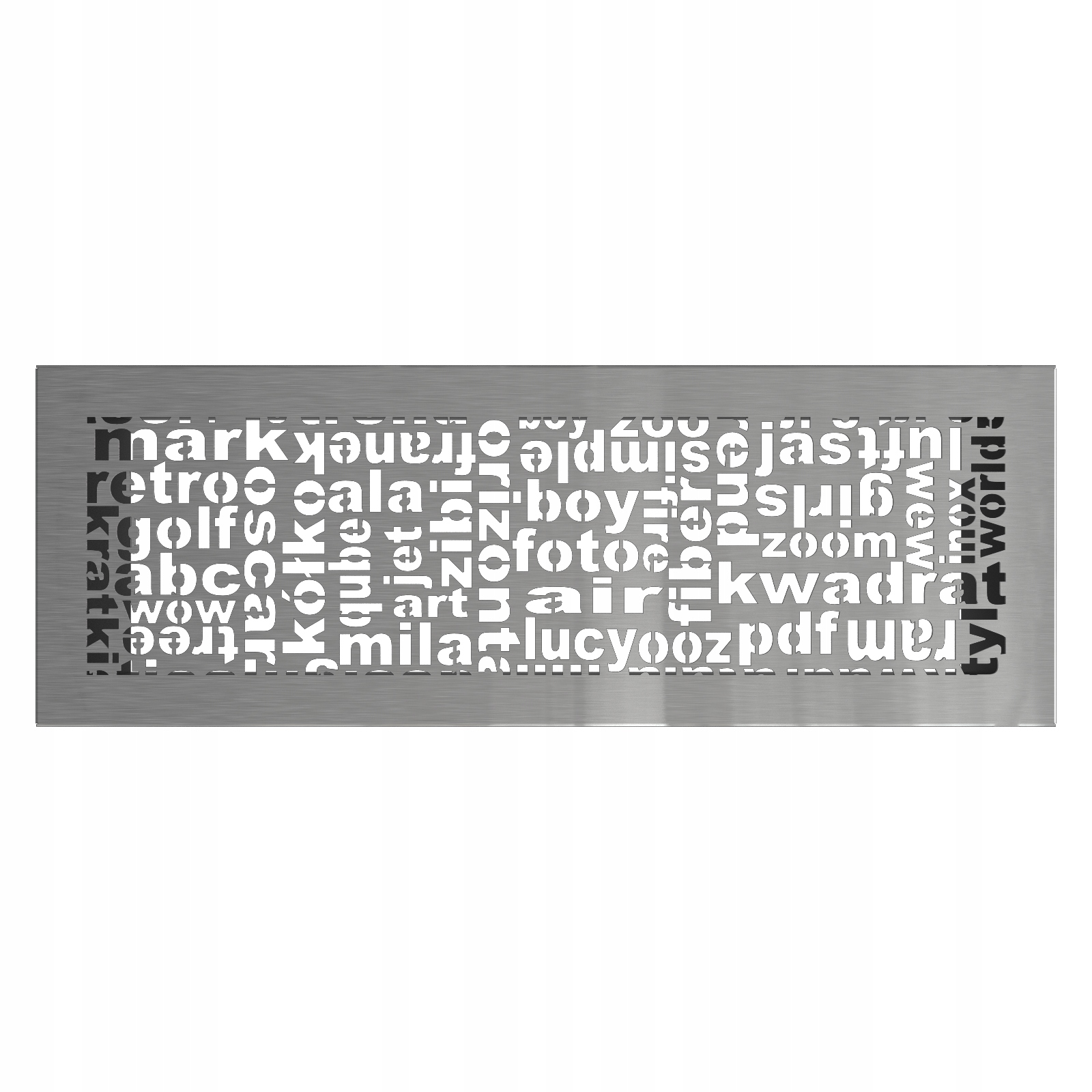 Mriežka Abc brúsená 17x49