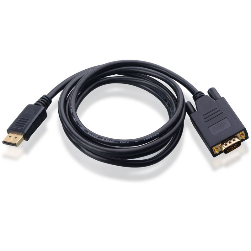 Kabel Adapter DisplayPort DP do VGA 2 m full HD 2m Kod producenta Kabel Displayport Display Port DP do VGA