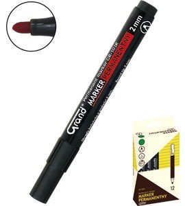 

Mazak Permanentny Marker Ścięta Końcówka Czarny