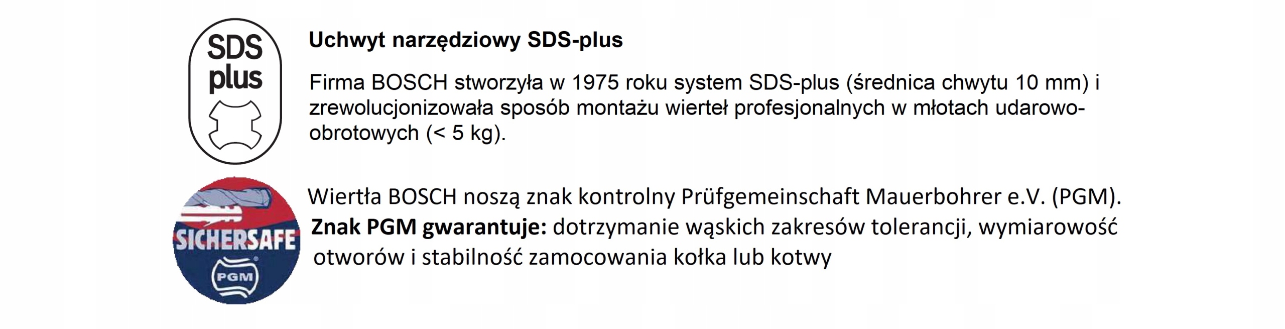 BOSCH Wiertło udarowe SDSplus-7X 10x100x165 10szt Rodzaj wiertła spiralne