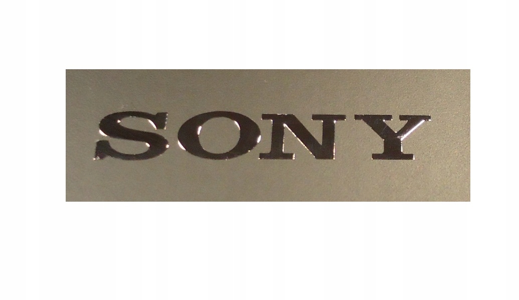 

074 Naklejka Sony Logo Metal Edition 30x5 mm