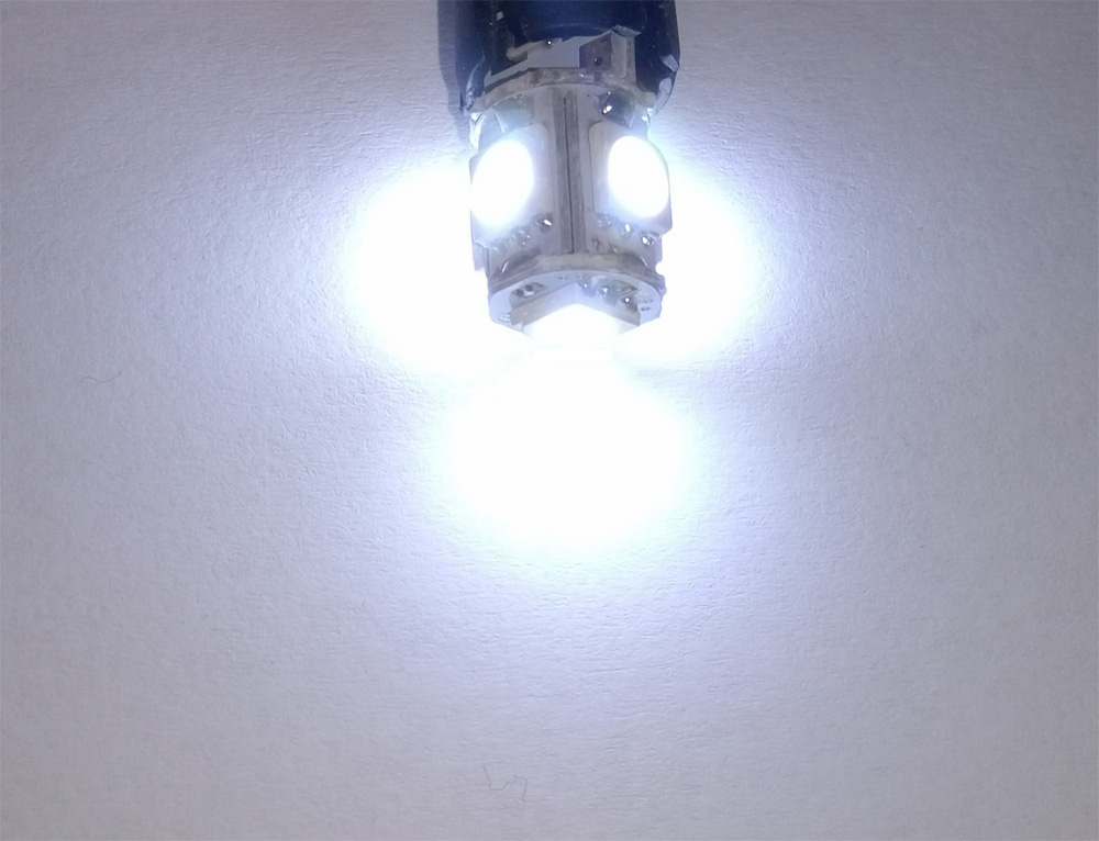 Żarówka LED W5W 5xSMD LED CANBUS Warszawa Rodzaj LED