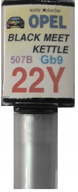 

Opel 22Y Gb9 507B Black Lakier Zaprawka Do Rys Ara