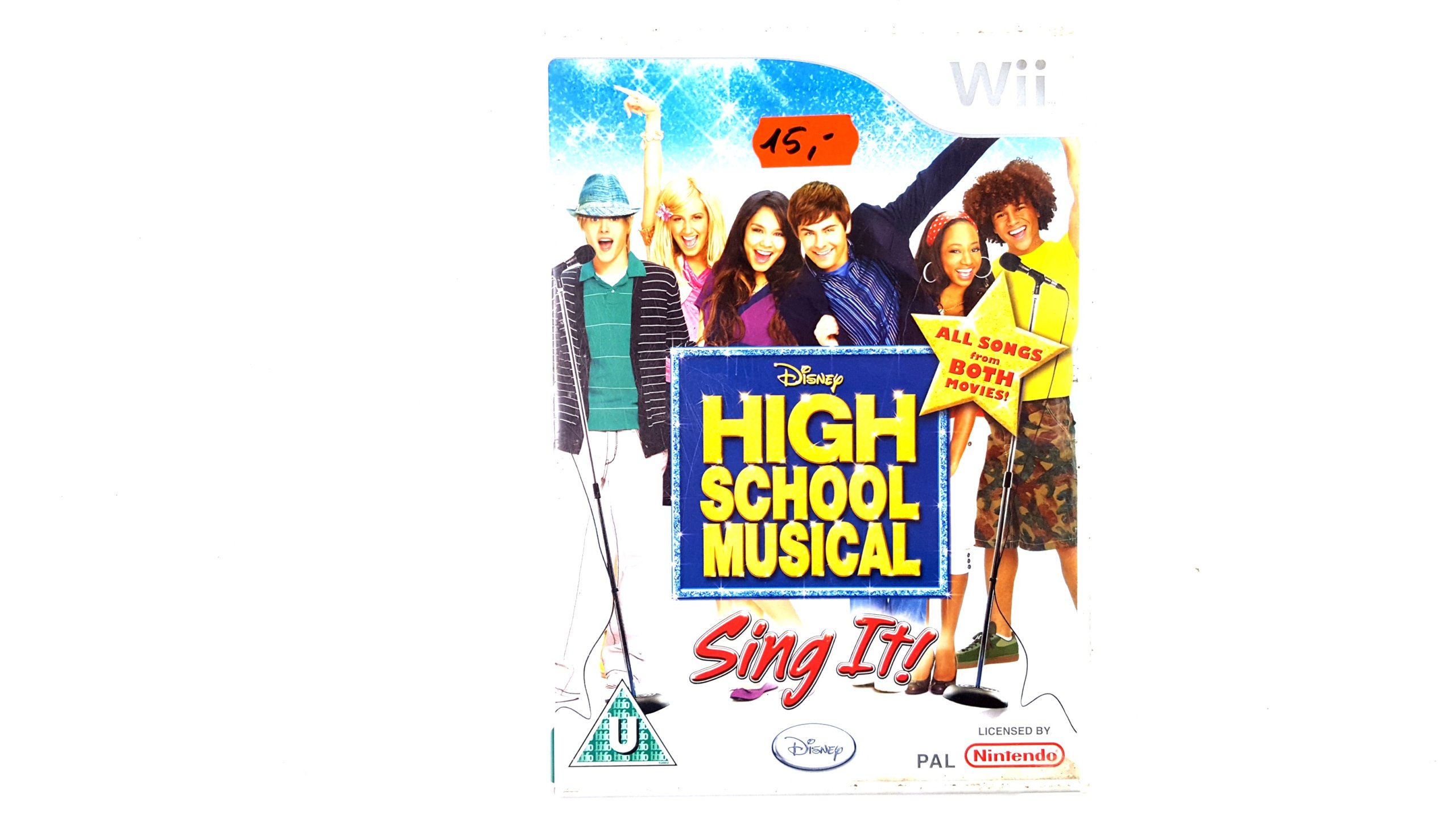 WII hra MUZIKÁL STREDNEJ ŠKOLY SPIEVAJ TO