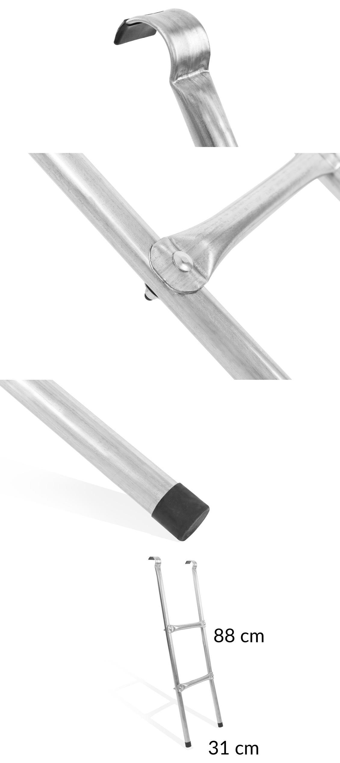 Uniwersalna Drabinka do Trampoliny Trampolin 88 cm Bohater brak