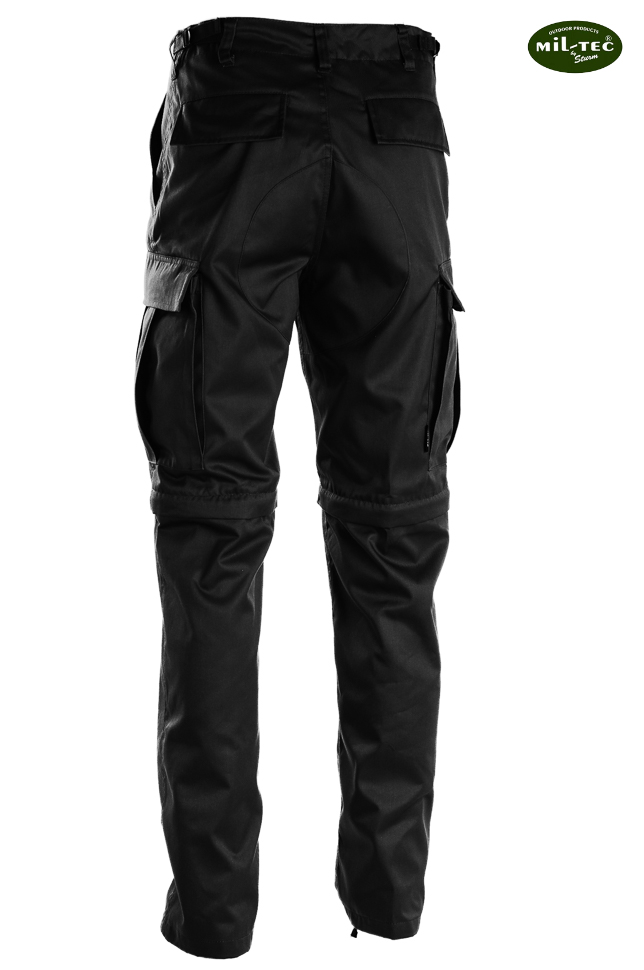 Trekkingowe SPODNIE BDU 2w1 ZIP OFF Czarne - L Model Zip-Off