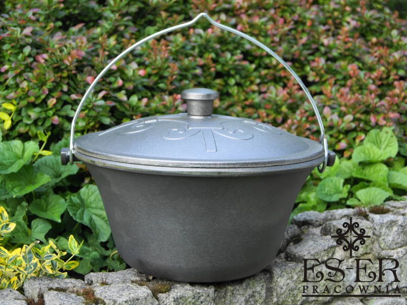 Kociołek węgierski żeliwny 7l z pokrywką - ES-ER Kod producenta ZEL7