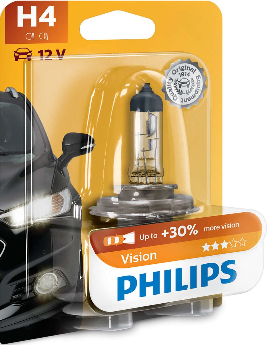 PHILIPS H4 VISION PREMIUM blister +30% 12342PRB1