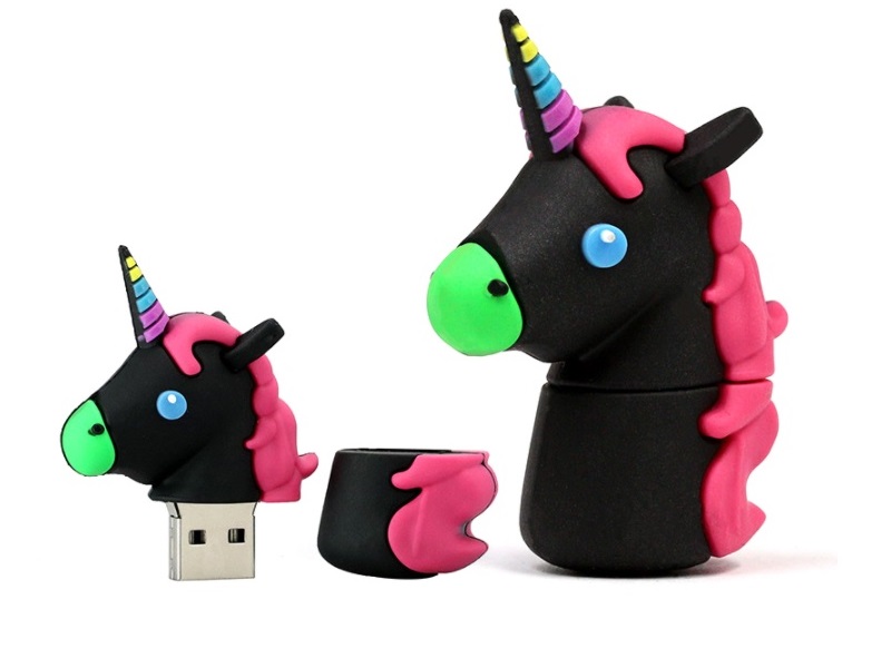 

Pendrive Usb 16 Gb Jednorożec Czarny Pony WYS24HPL