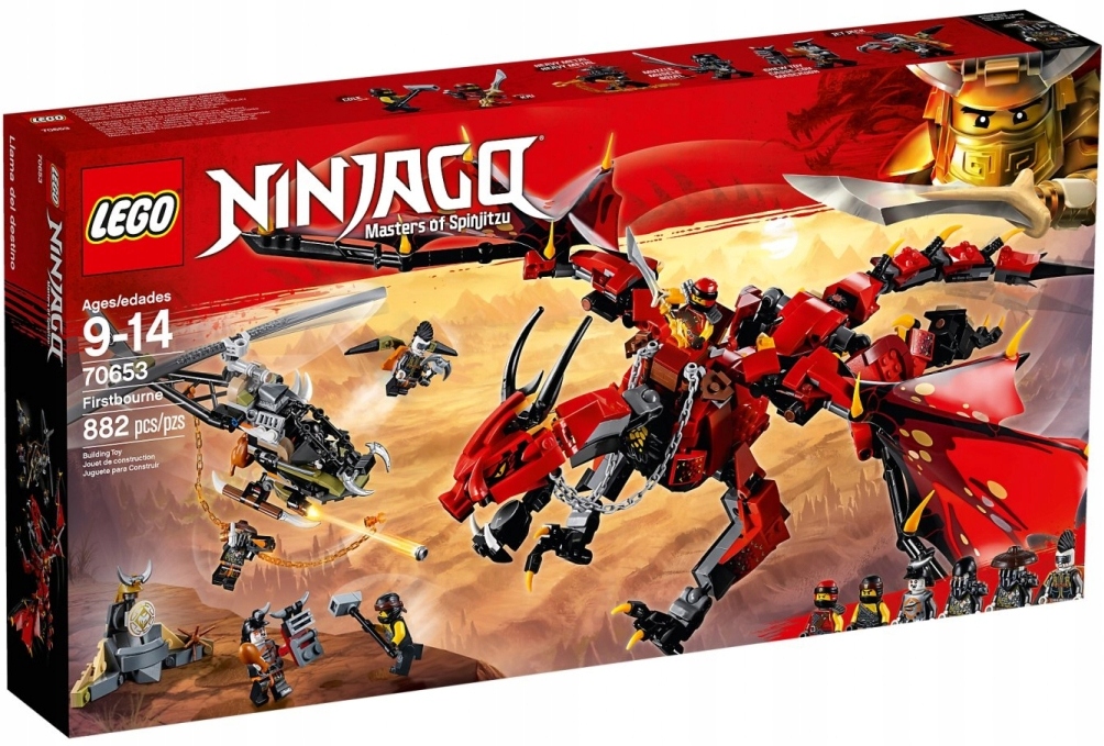 Lego Ninjago @@ Firstbourne 70653 @@ červený drak