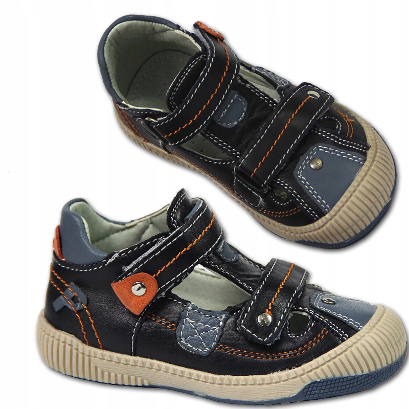 

dwa_buty Przewiewne Półbuty 20/13cm Skóra 272