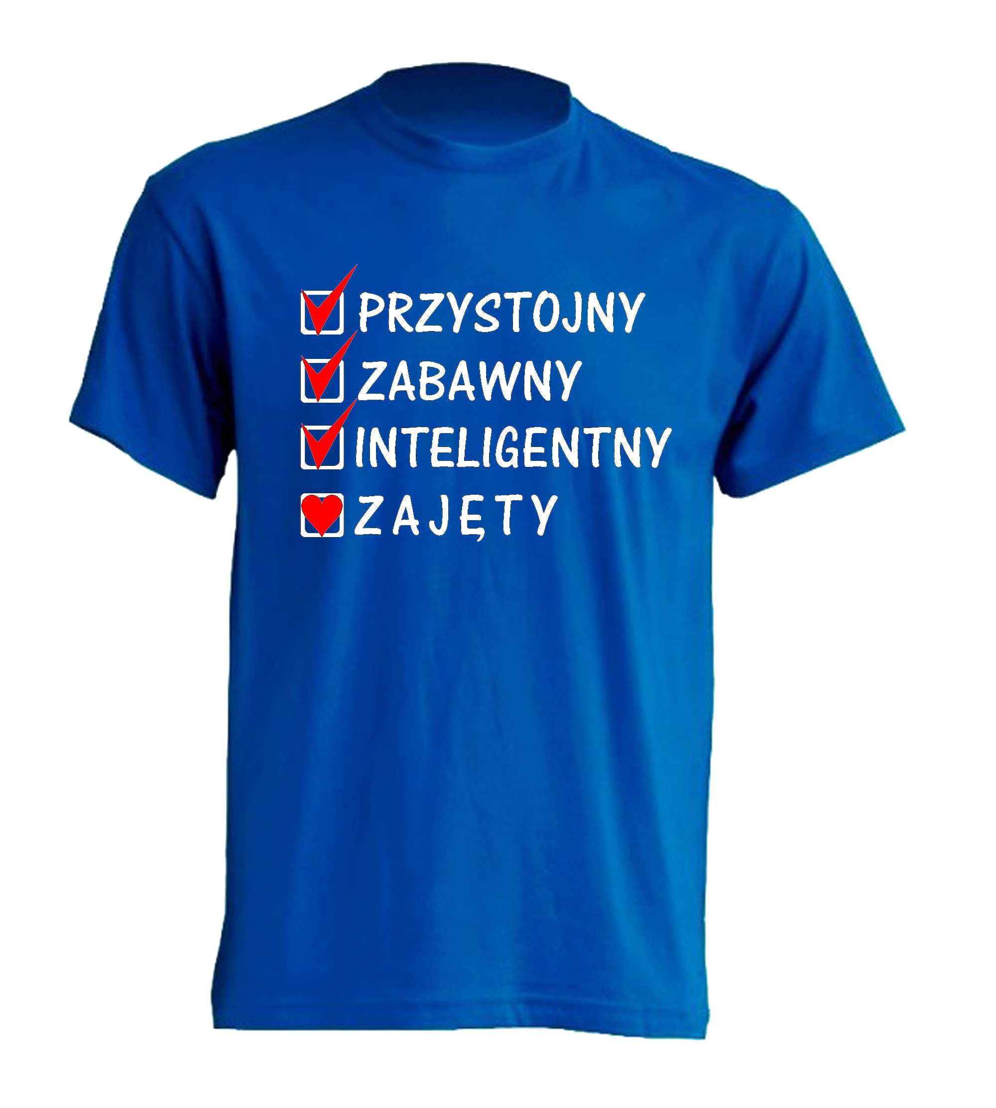 

Koszulka śmieszne Przystojny Inteligentny Zajęty
