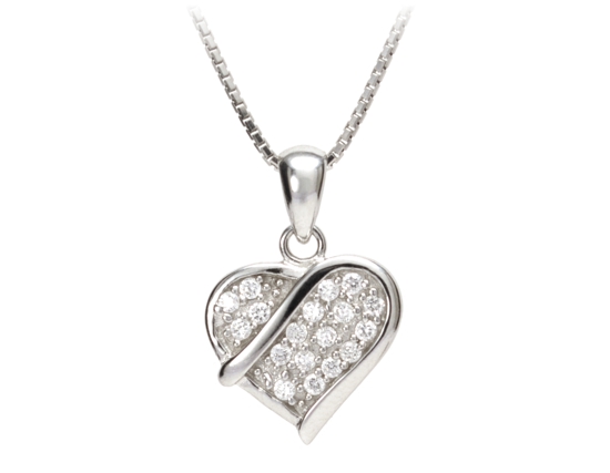 SREBRNY ROD. ŁAŃCUSZEK I WISIOREK, ZAWIESZKA SERCE Kod producenta Jubiler Czerwień